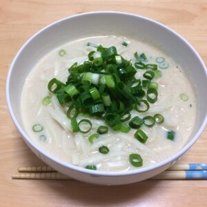 豆乳チーズ明太子うどん